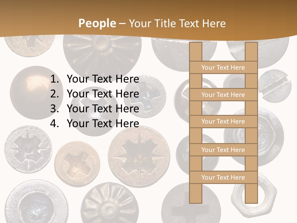 Screw Heads PowerPoint Template