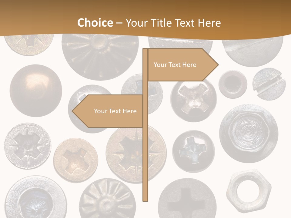 Screw Heads PowerPoint Template
