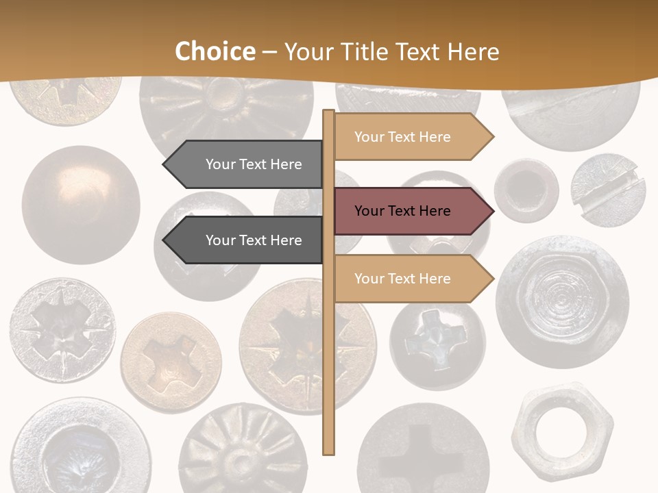 Screw Heads PowerPoint Template