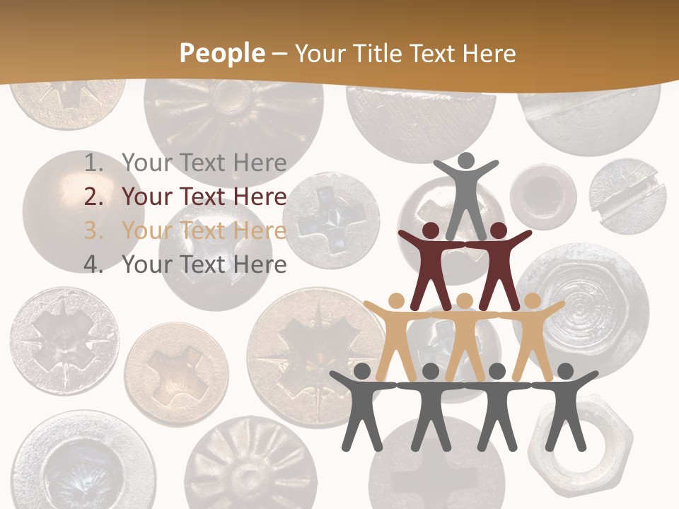 Screw Heads PowerPoint Template