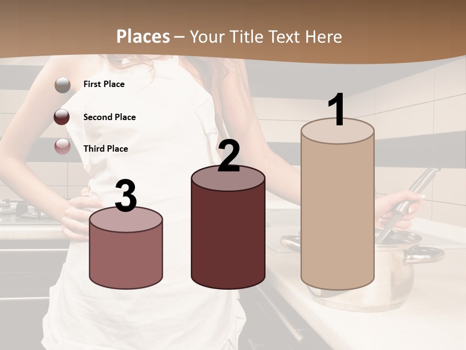 Lingerie Work Portrait PowerPoint Template