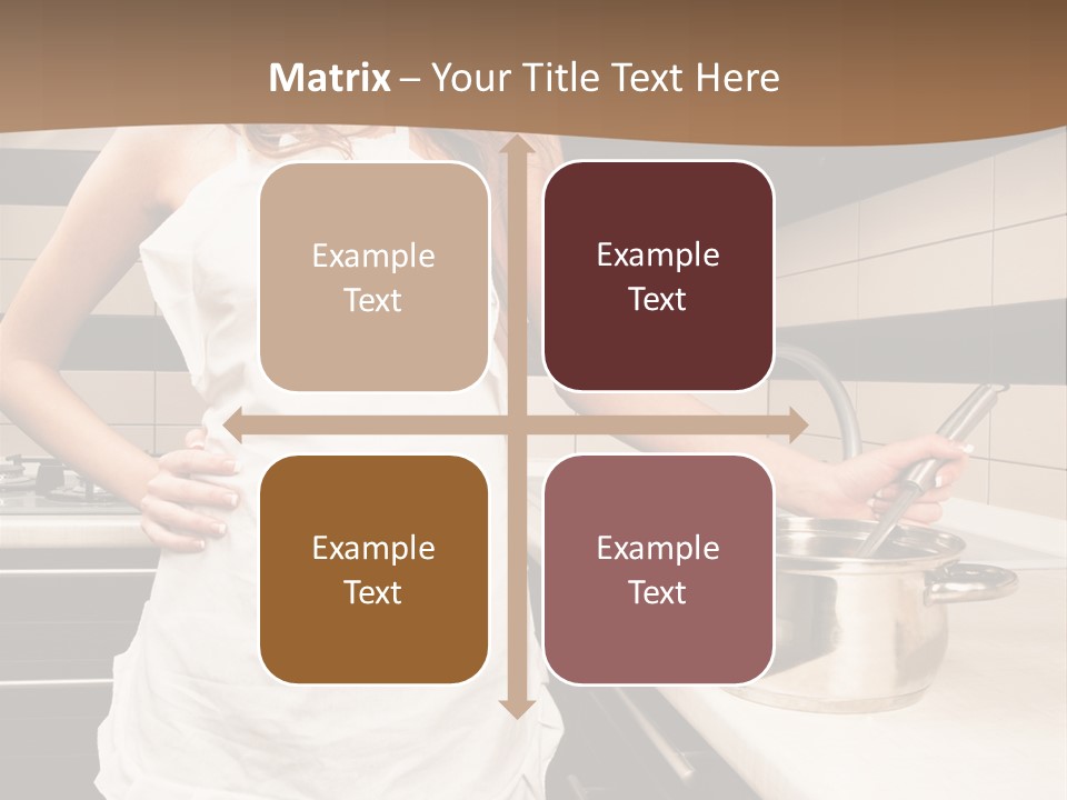 Lingerie Work Portrait PowerPoint Template