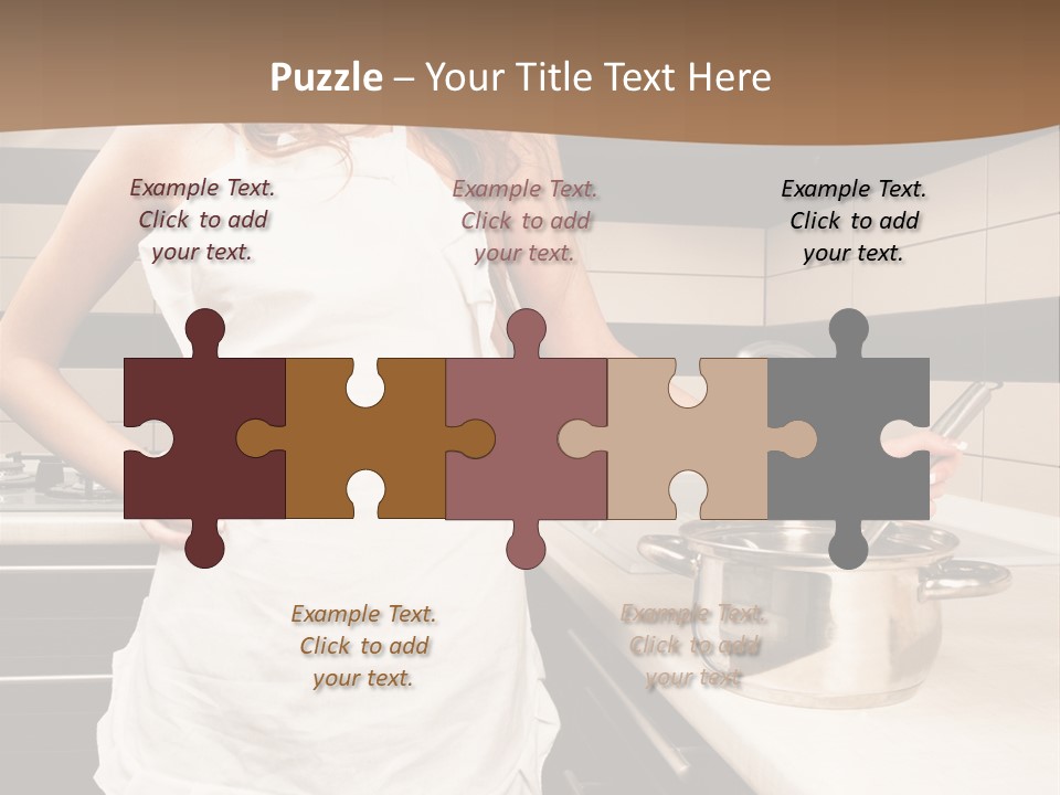 Lingerie Work Portrait PowerPoint Template