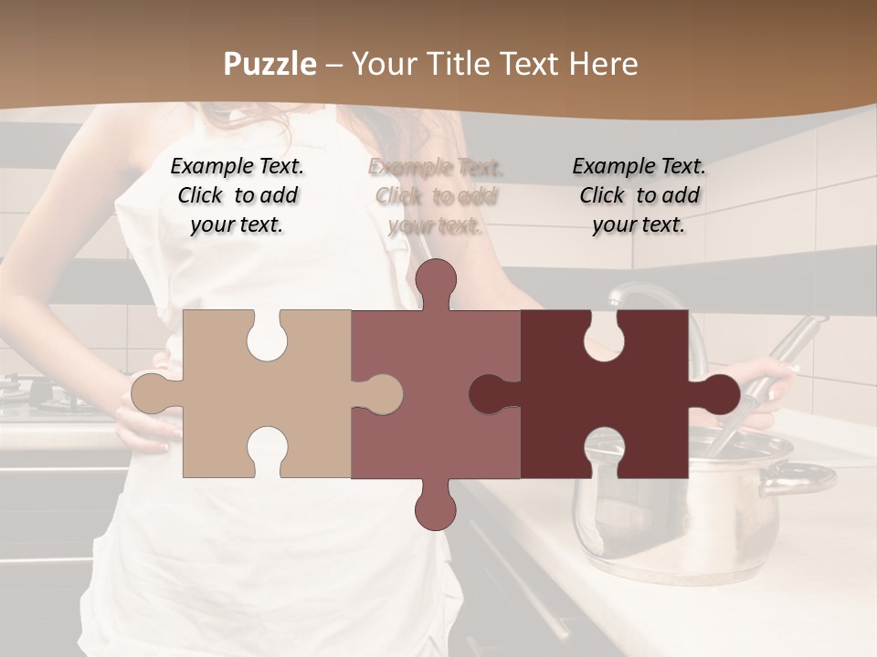 Lingerie Work Portrait PowerPoint Template