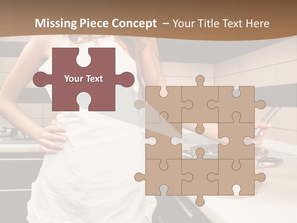 Lingerie Work Portrait PowerPoint Template