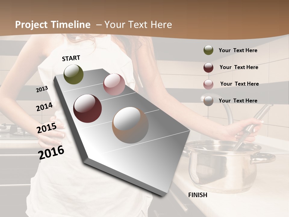 Lingerie Work Portrait PowerPoint Template