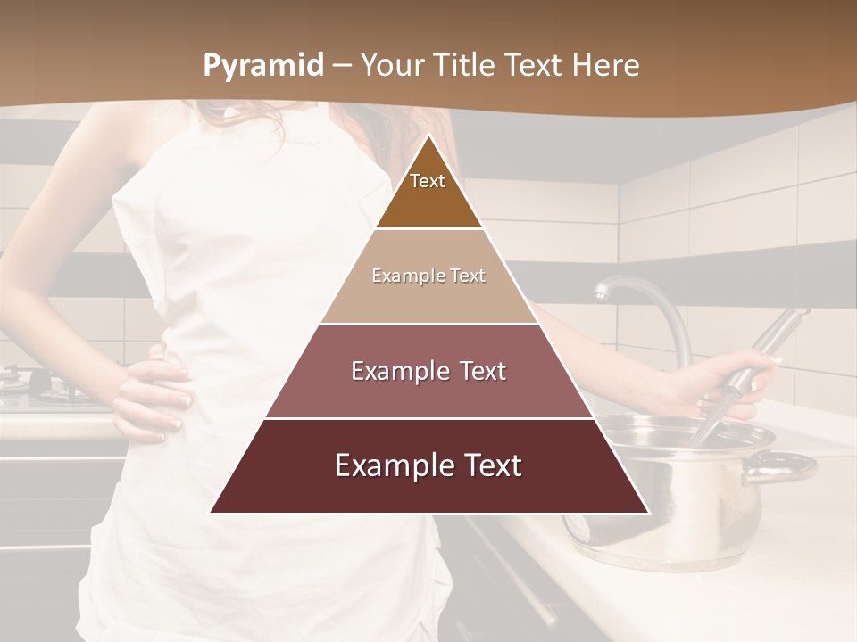 Lingerie Work Portrait PowerPoint Template