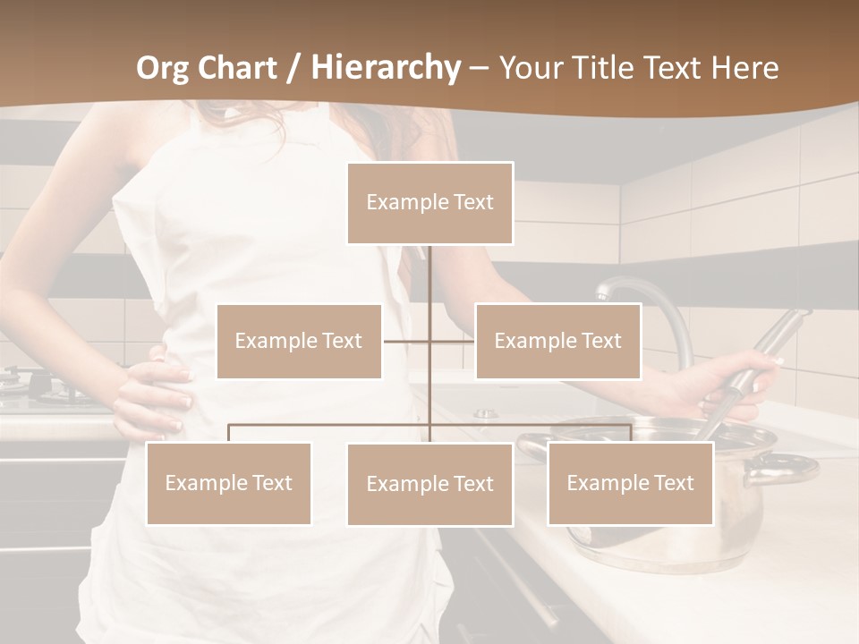 Lingerie Work Portrait PowerPoint Template