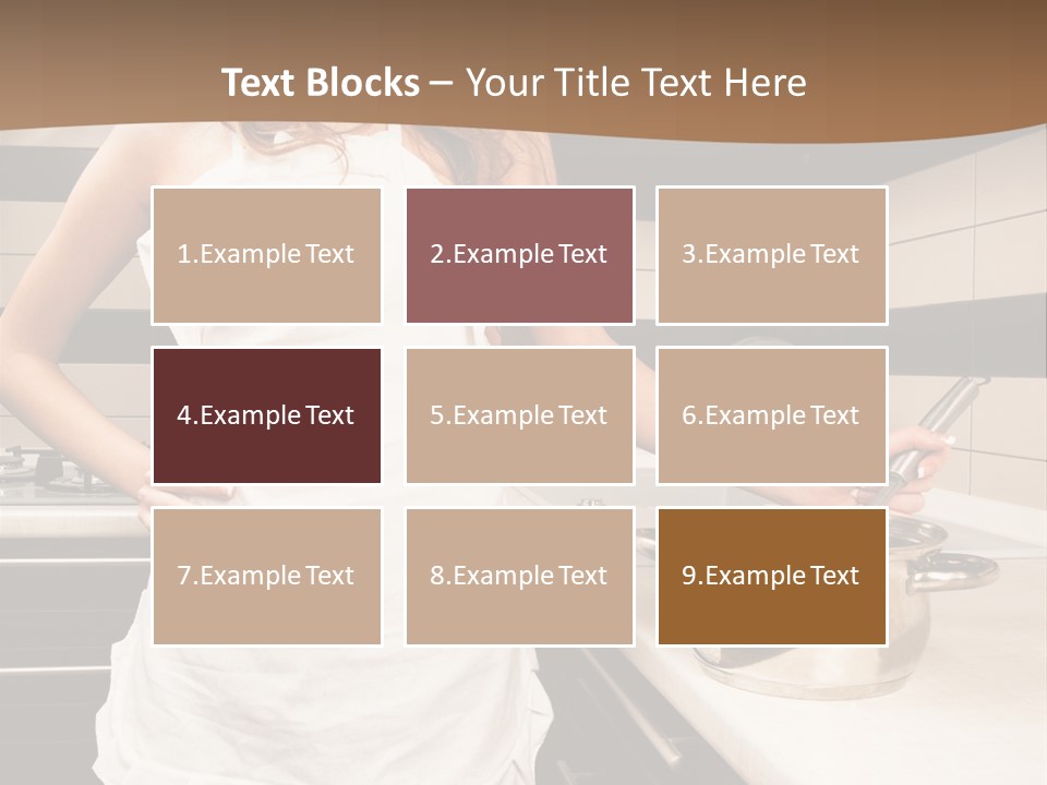 Lingerie Work Portrait PowerPoint Template