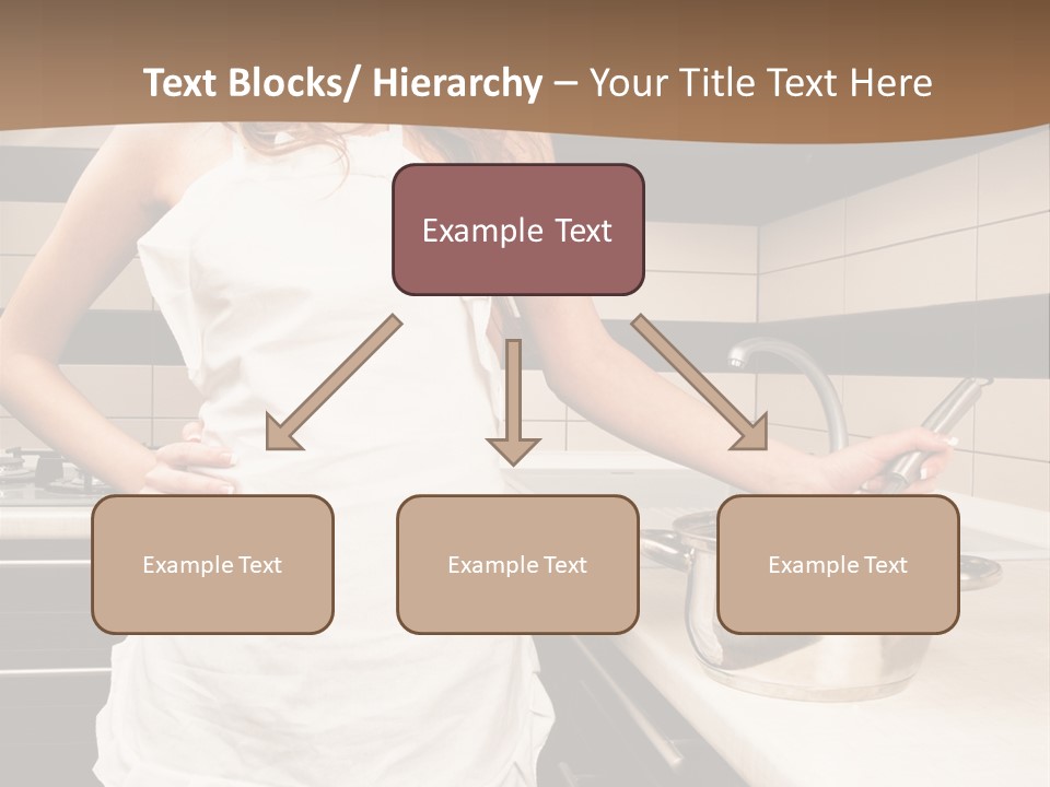 Lingerie Work Portrait PowerPoint Template