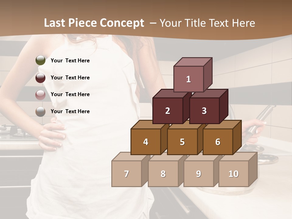 Lingerie Work Portrait PowerPoint Template