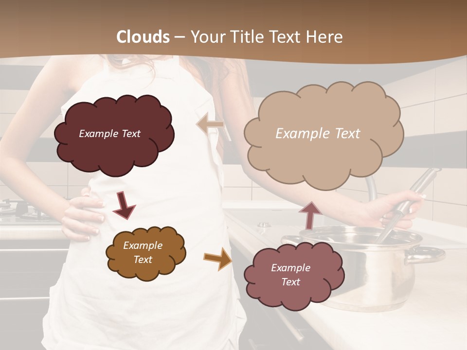 Lingerie Work Portrait PowerPoint Template