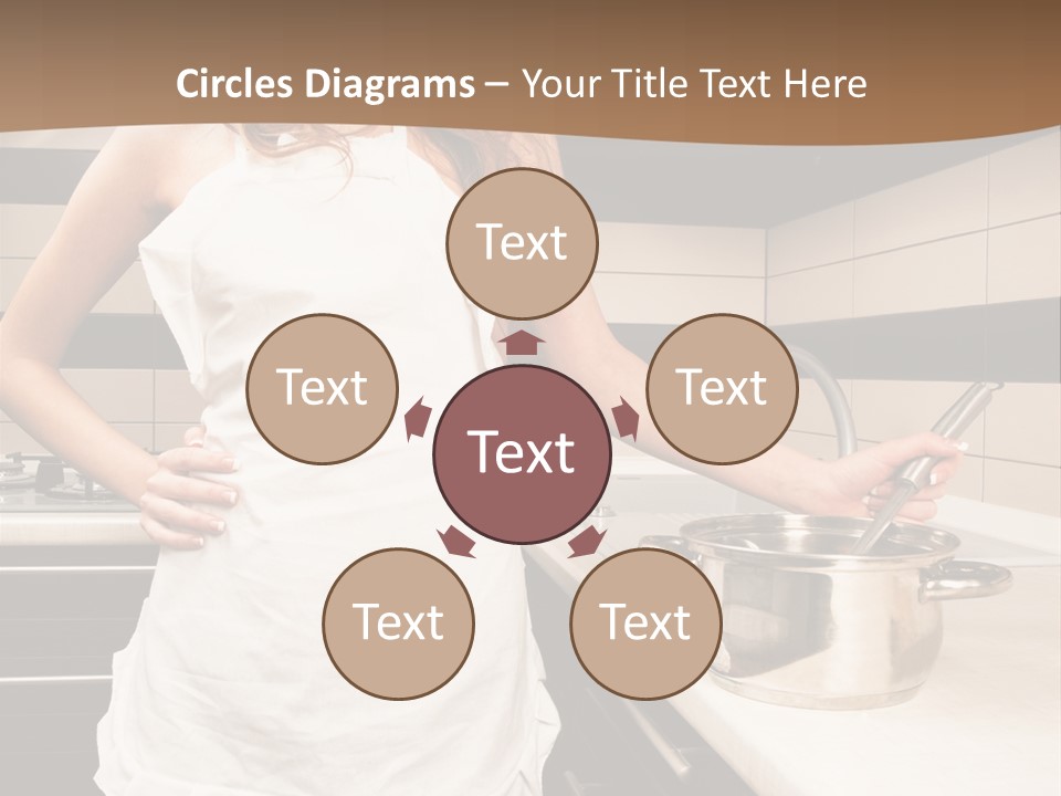 Lingerie Work Portrait PowerPoint Template