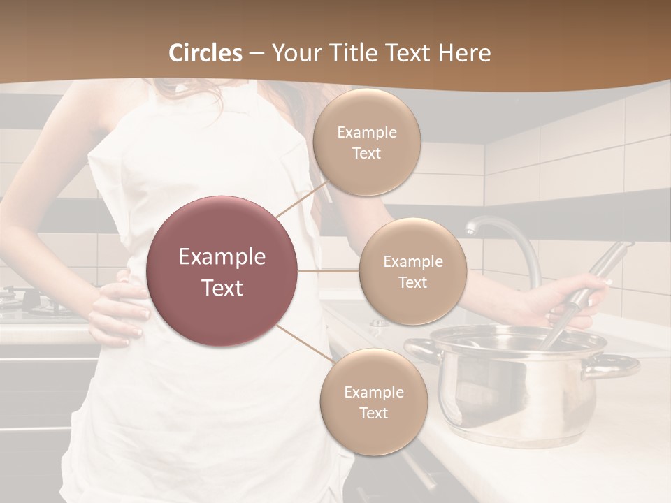 Lingerie Work Portrait PowerPoint Template