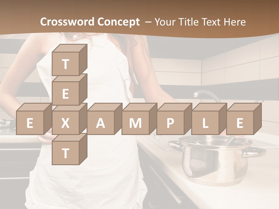 Lingerie Work Portrait PowerPoint Template