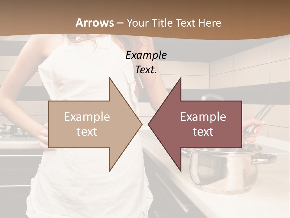Lingerie Work Portrait PowerPoint Template
