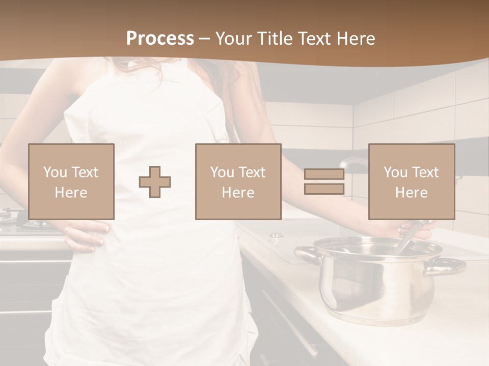Lingerie Work Portrait PowerPoint Template