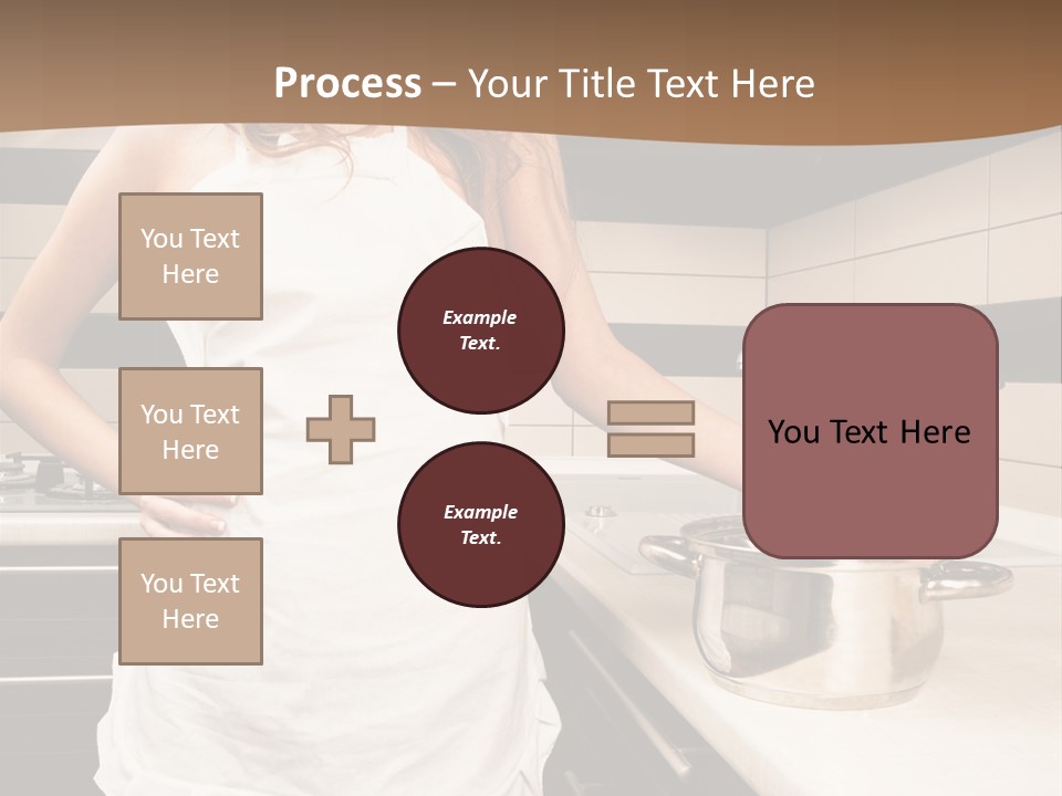 Lingerie Work Portrait PowerPoint Template