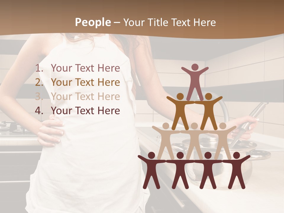 Lingerie Work Portrait PowerPoint Template