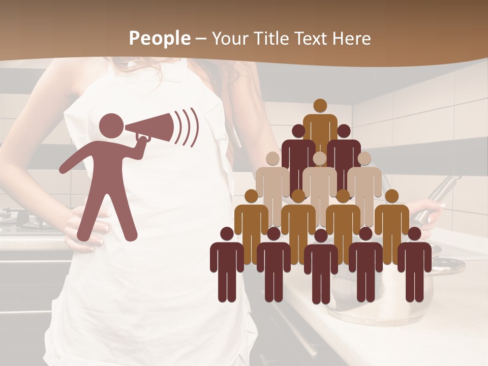 Lingerie Work Portrait PowerPoint Template