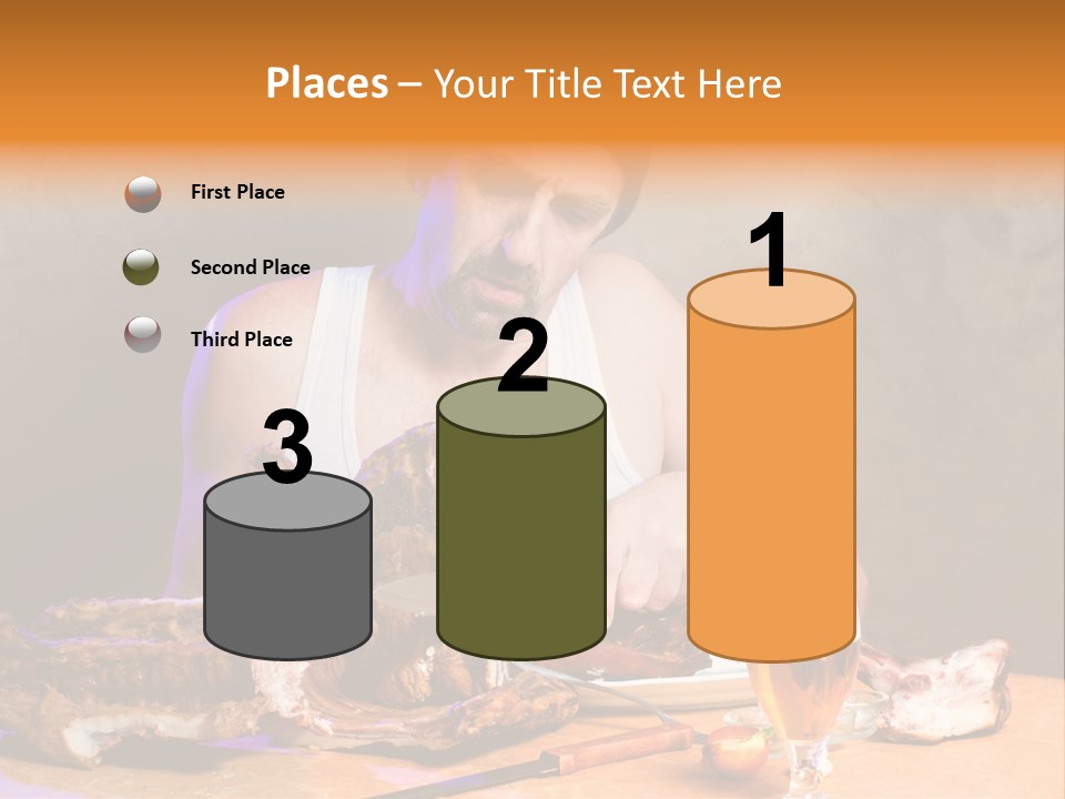 Beer And Pork PowerPoint Template