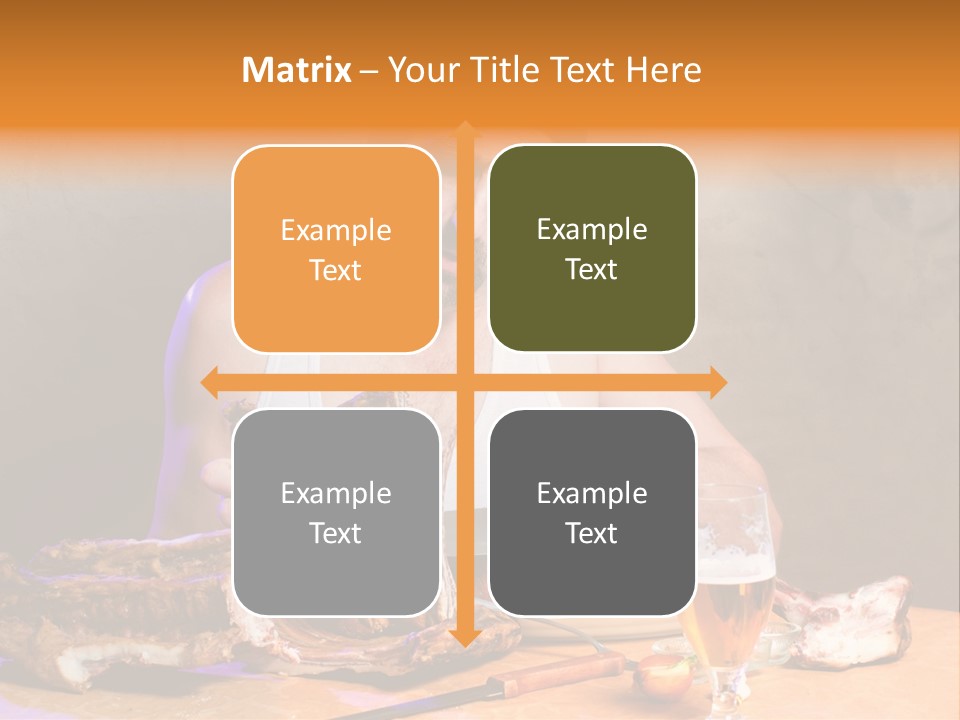 Beer And Pork PowerPoint Template