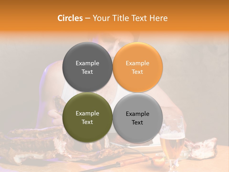 Beer And Pork PowerPoint Template