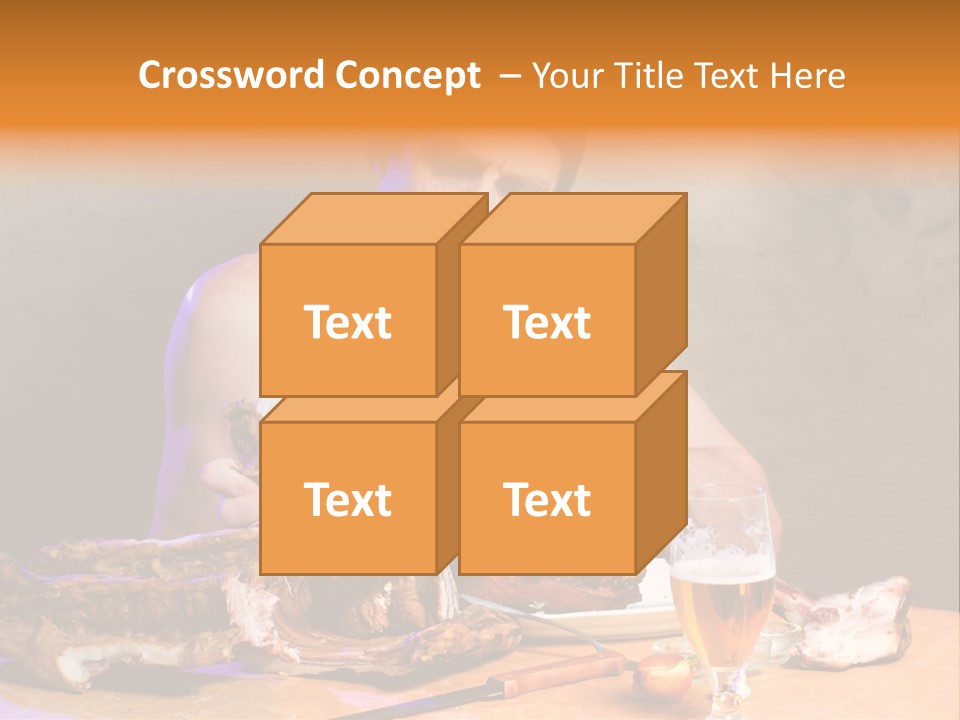 Beer And Pork PowerPoint Template