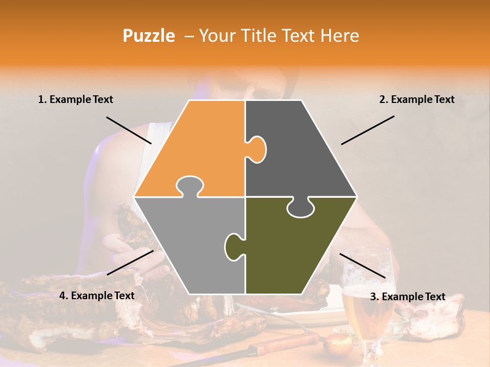 Beer And Pork PowerPoint Template