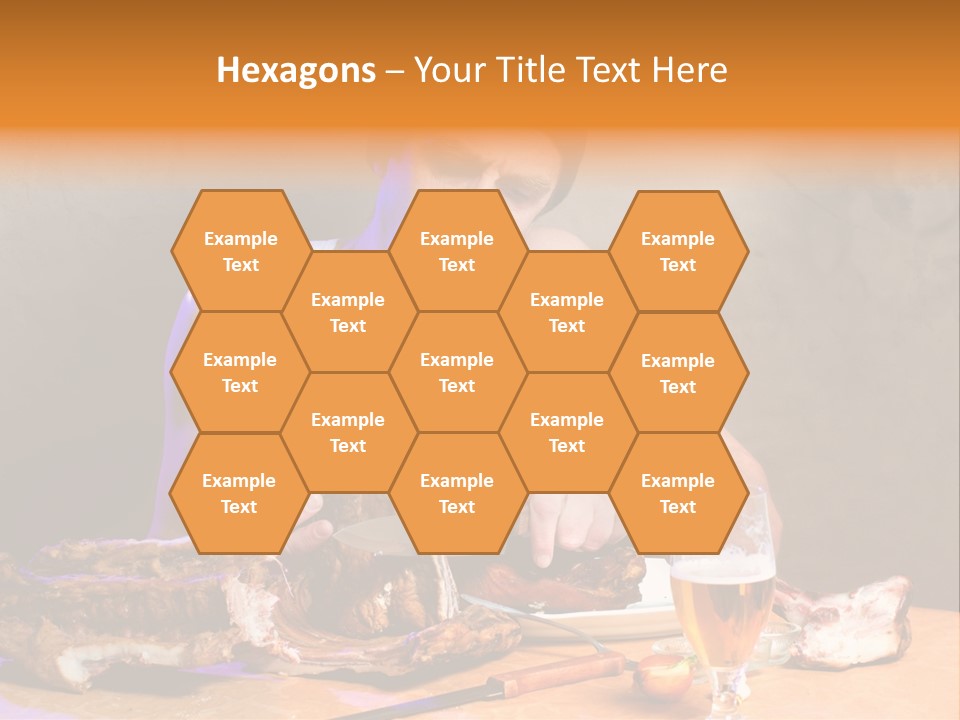 Beer And Pork PowerPoint Template