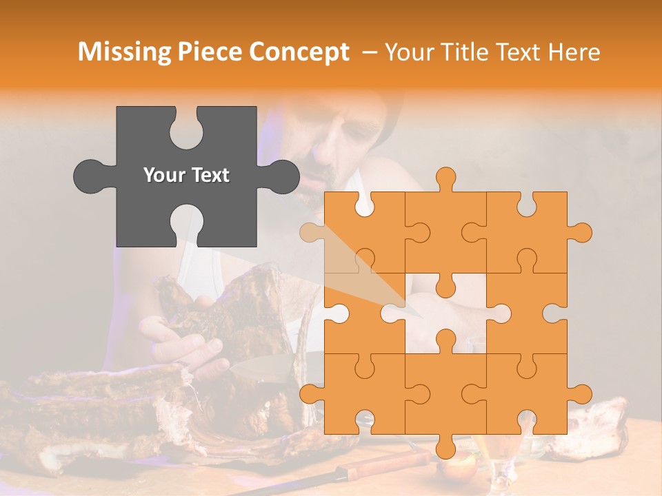 Beer And Pork PowerPoint Template