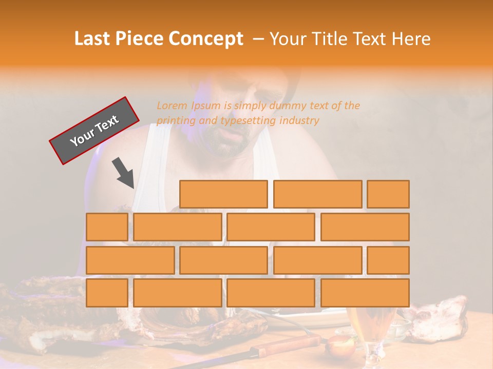 Beer And Pork PowerPoint Template