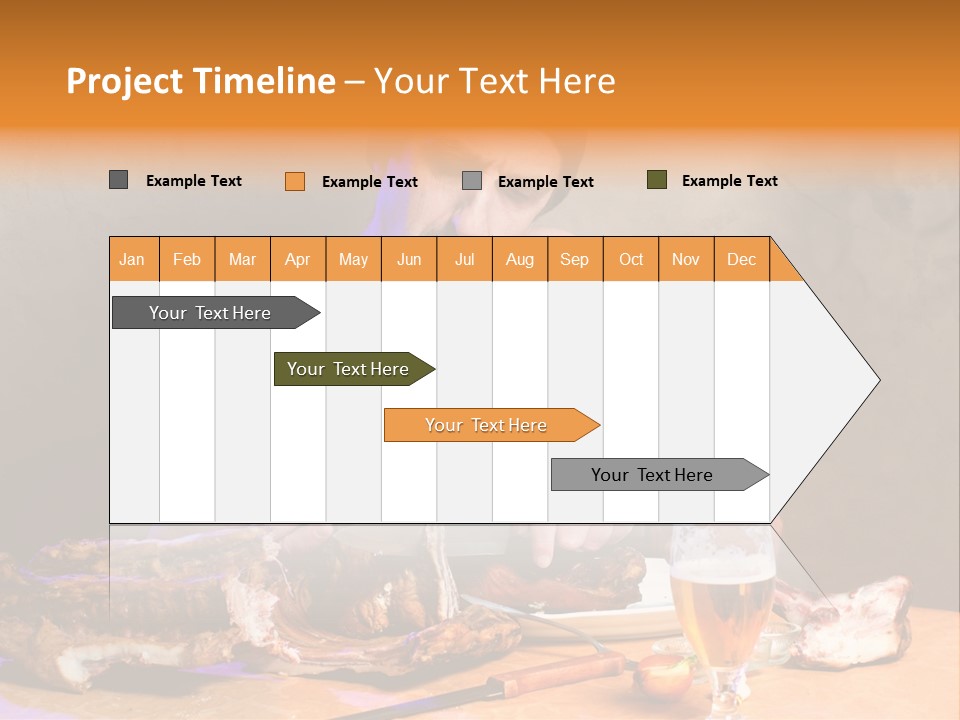 Beer And Pork PowerPoint Template