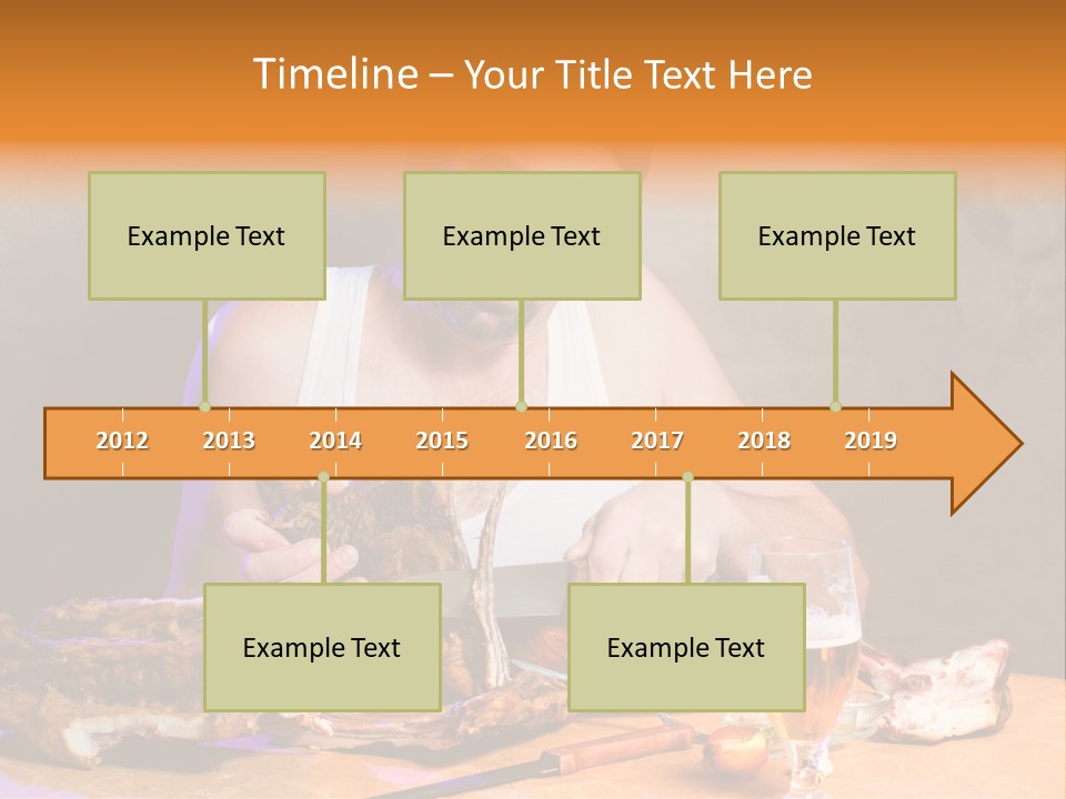 Beer And Pork PowerPoint Template