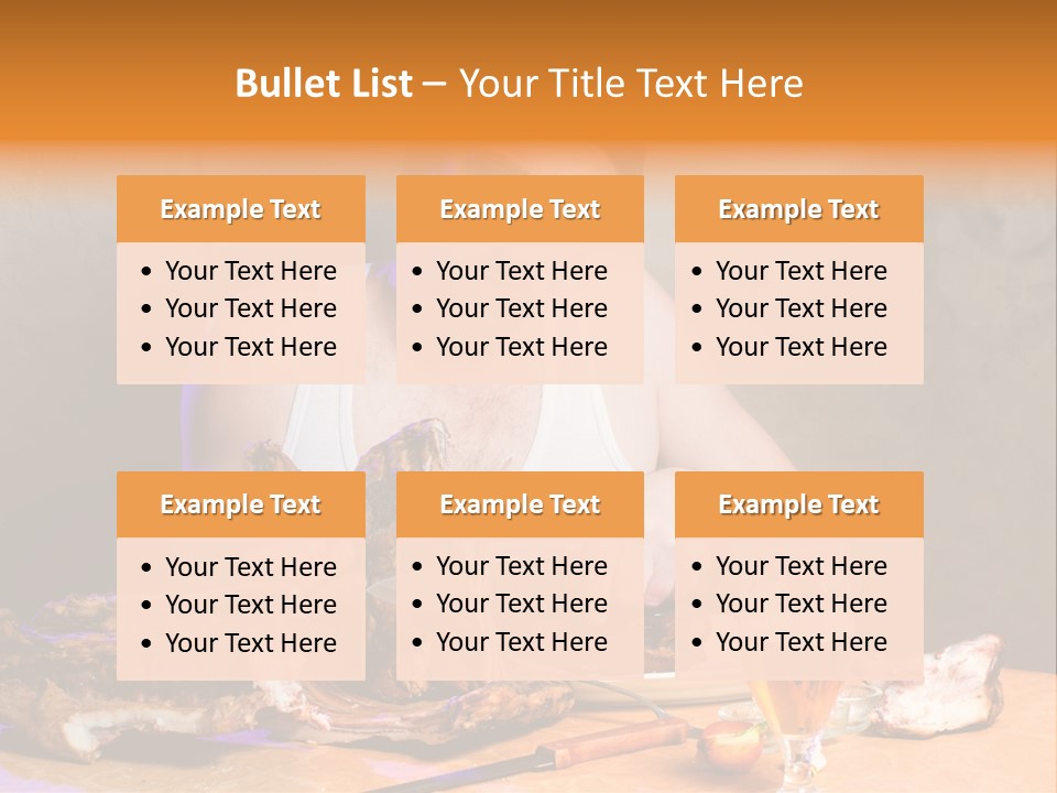 Beer And Pork PowerPoint Template