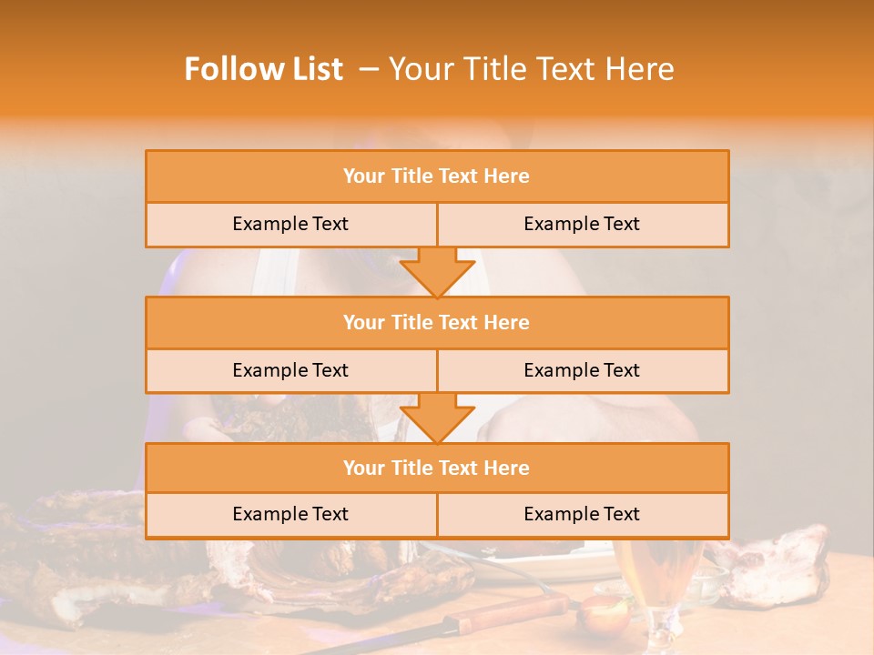 Beer And Pork PowerPoint Template