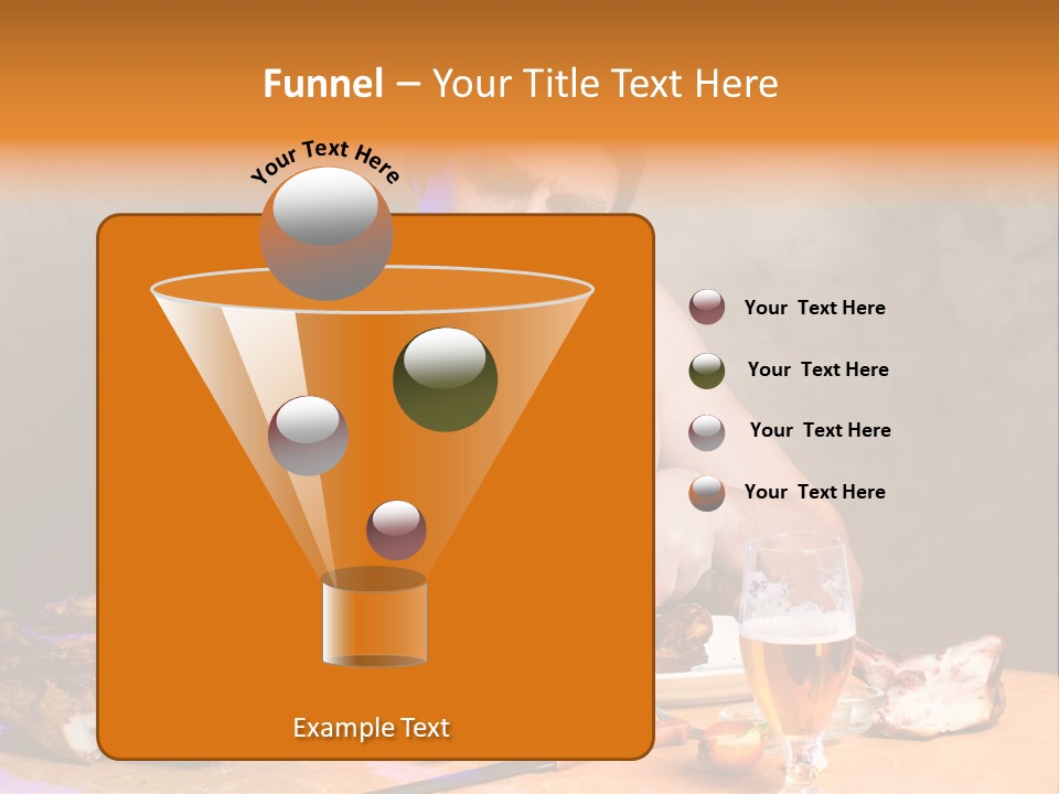 Beer And Pork PowerPoint Template