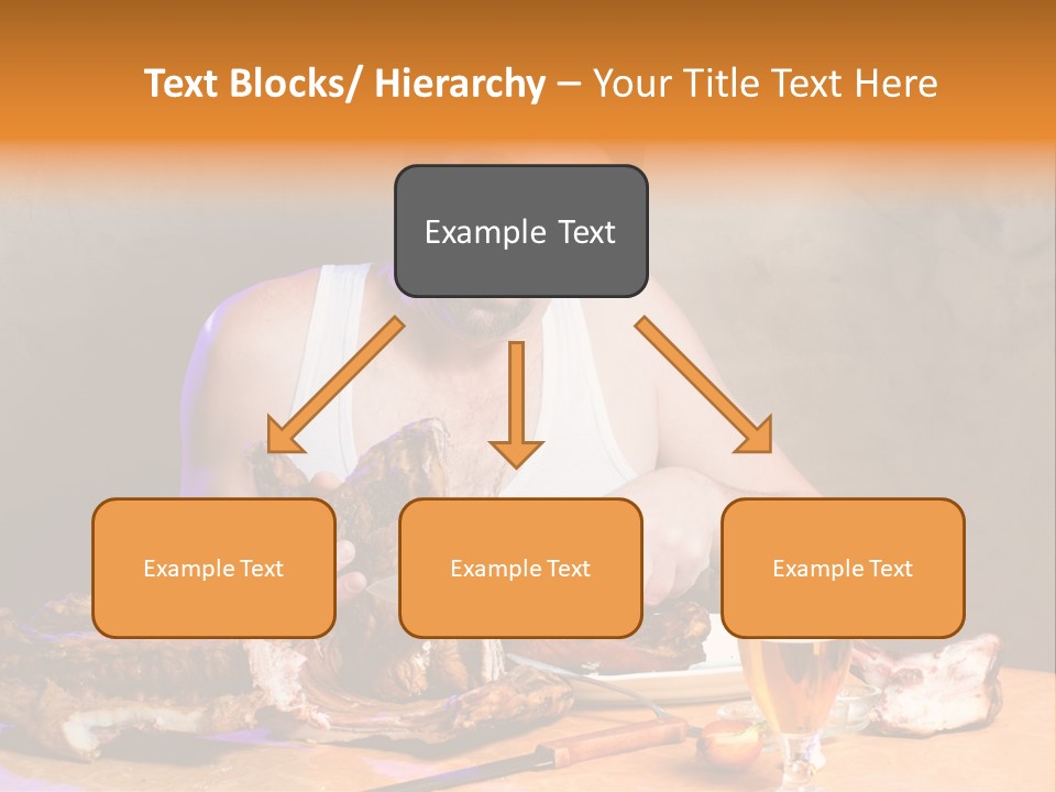 Beer And Pork PowerPoint Template