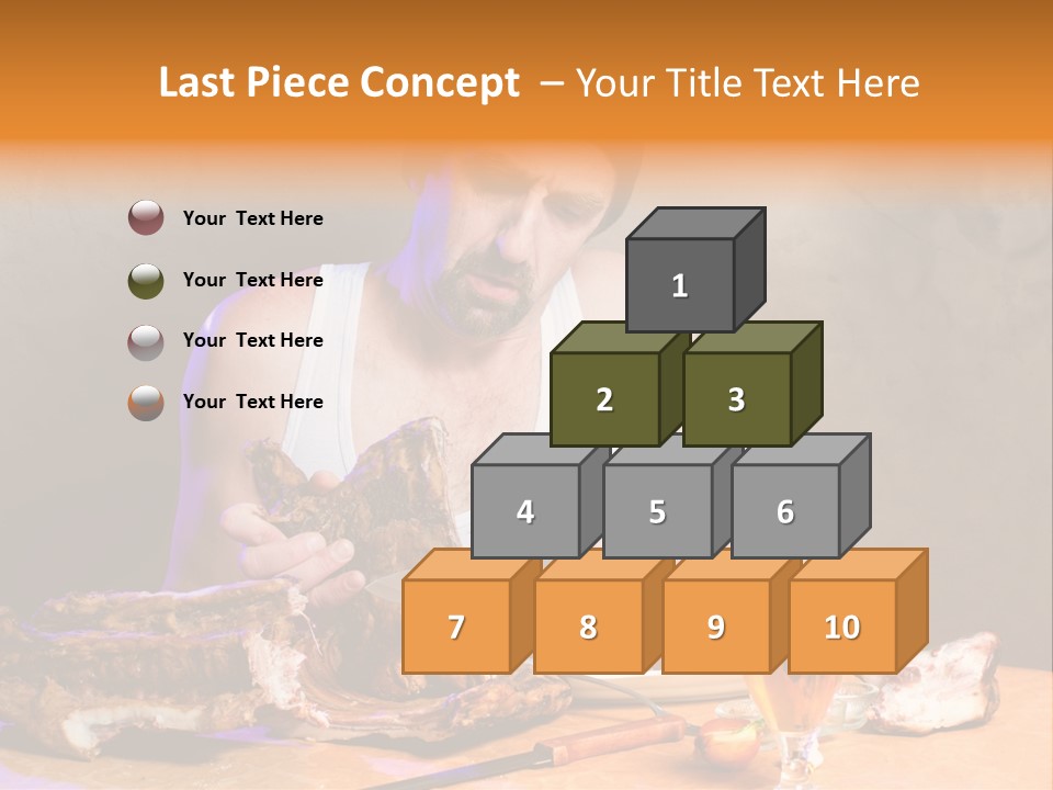 Beer And Pork PowerPoint Template