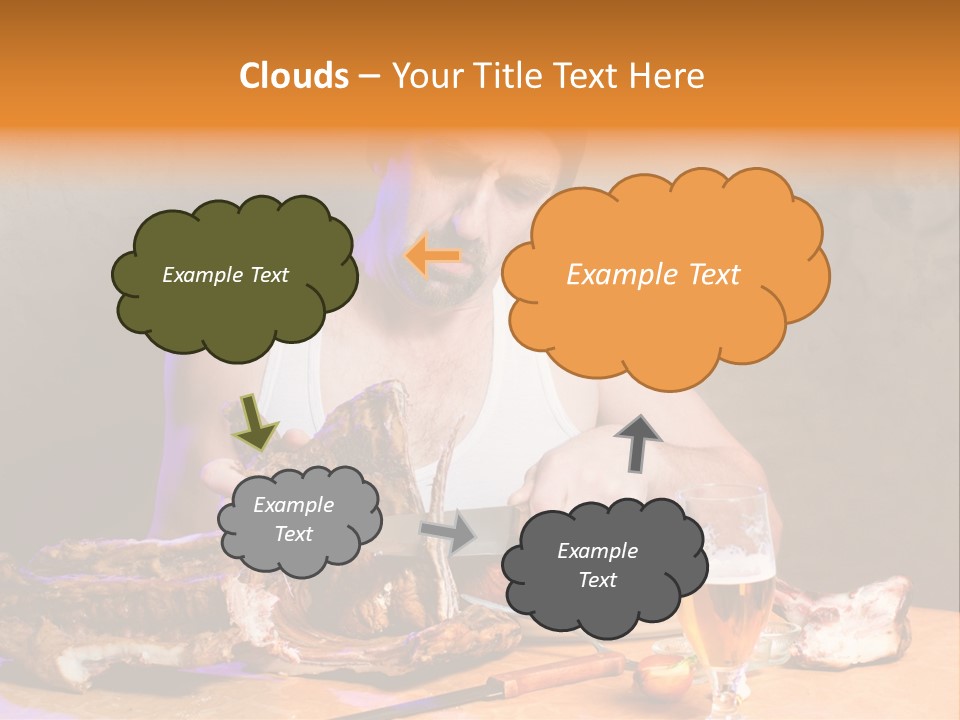 Beer And Pork PowerPoint Template
