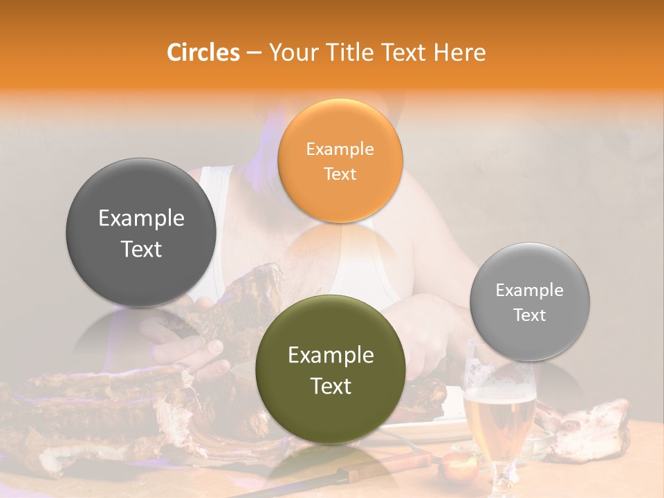 Beer And Pork PowerPoint Template