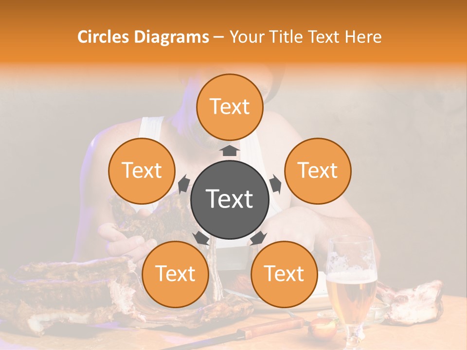 Beer And Pork PowerPoint Template