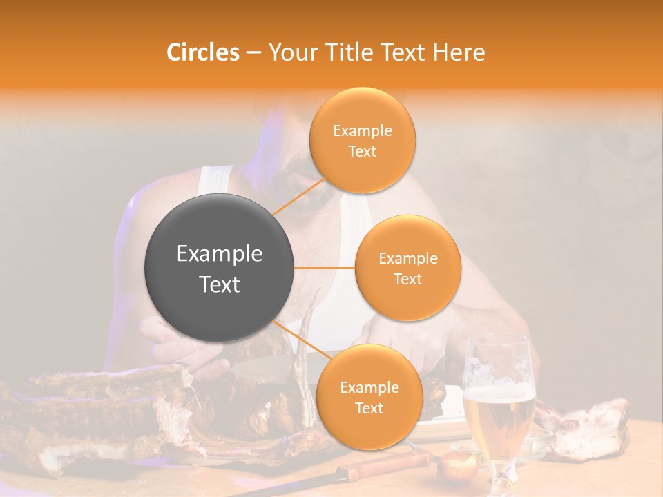 Beer And Pork PowerPoint Template