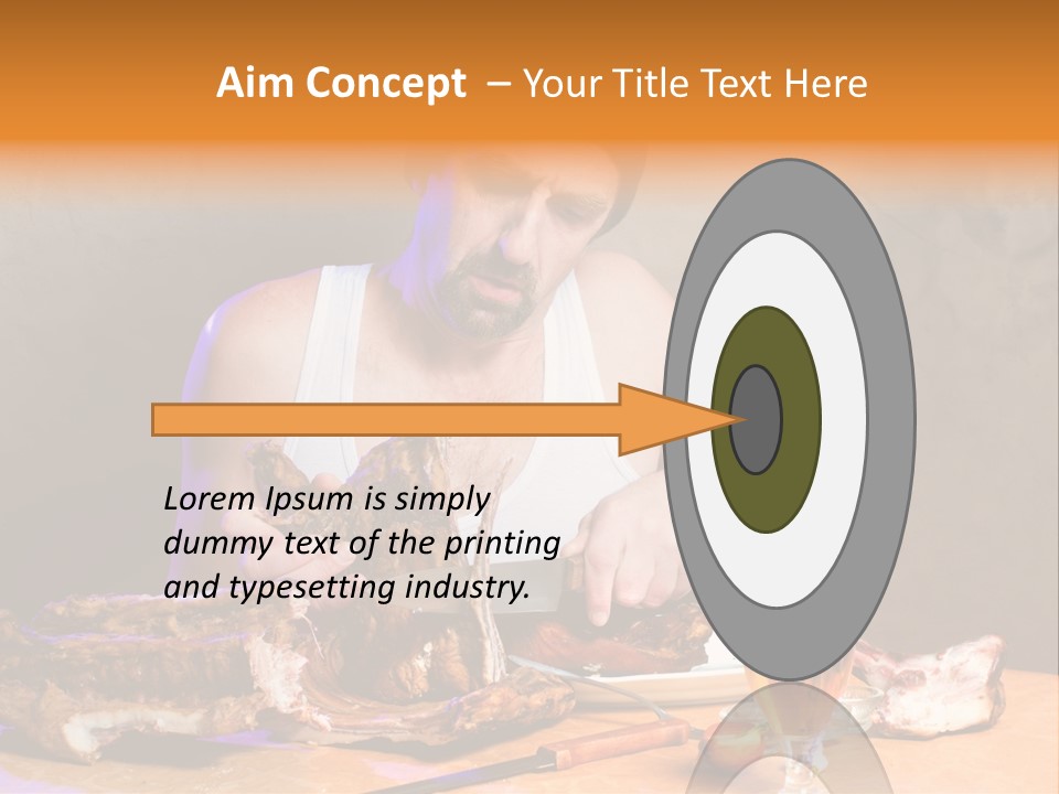 Beer And Pork PowerPoint Template