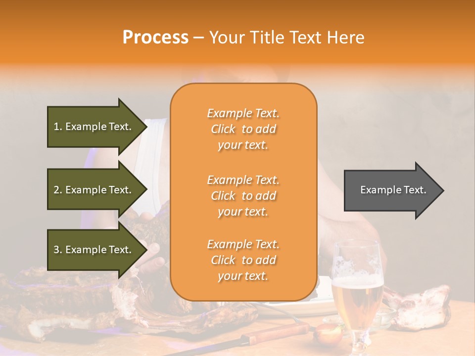 Beer And Pork PowerPoint Template