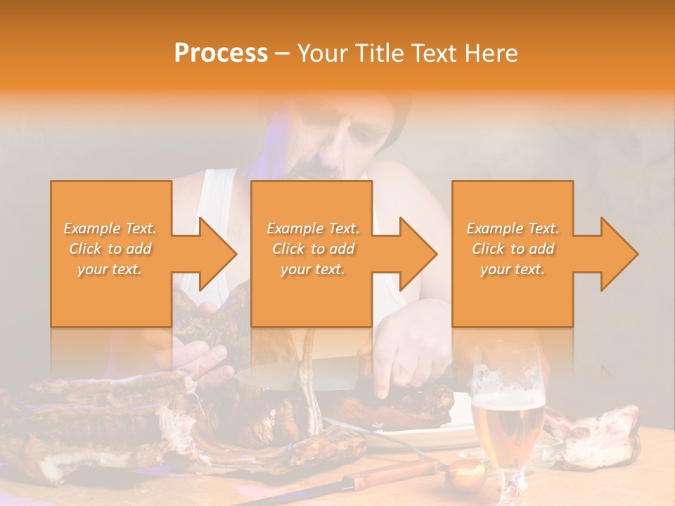 Beer And Pork PowerPoint Template