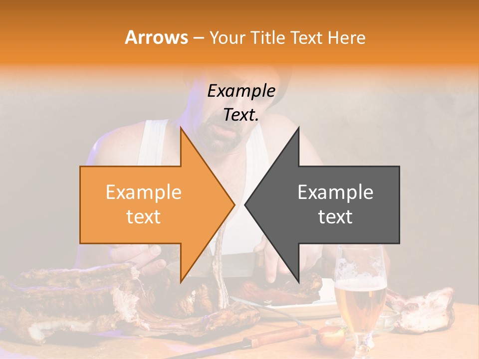 Beer And Pork PowerPoint Template