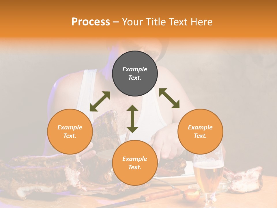 Beer And Pork PowerPoint Template