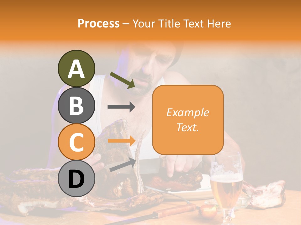 Beer And Pork PowerPoint Template