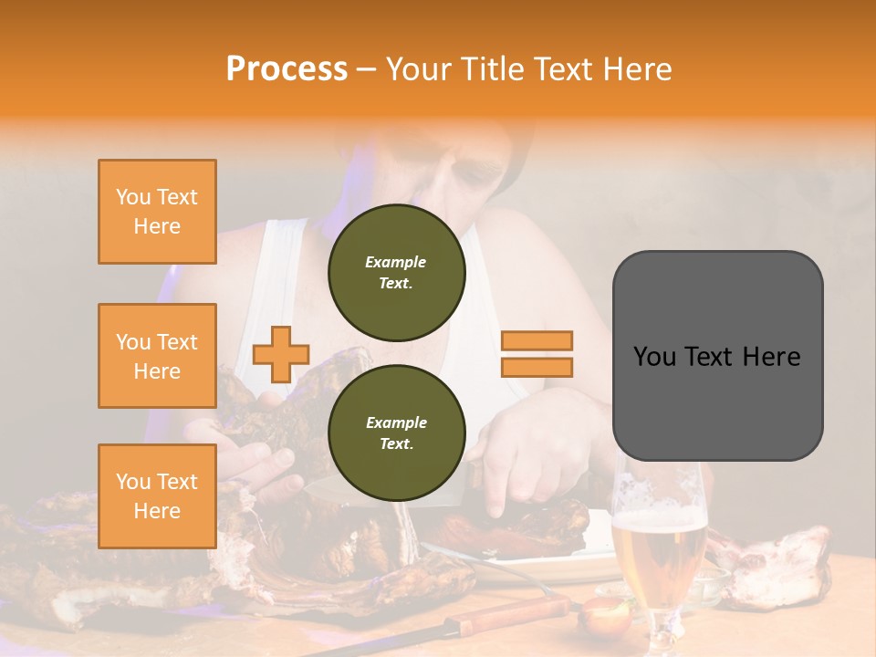 Beer And Pork PowerPoint Template